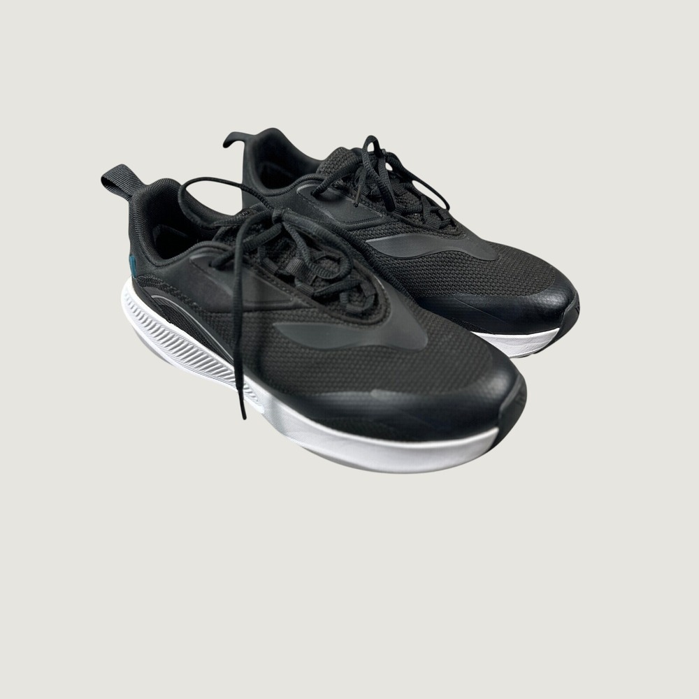 Vessi Tidal Sneaker Mens 11 Onyx Black Waterproof Dyma-Wool Running Shoes